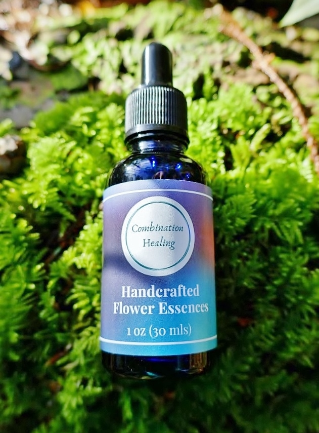 Picture of flower essence blend bottle